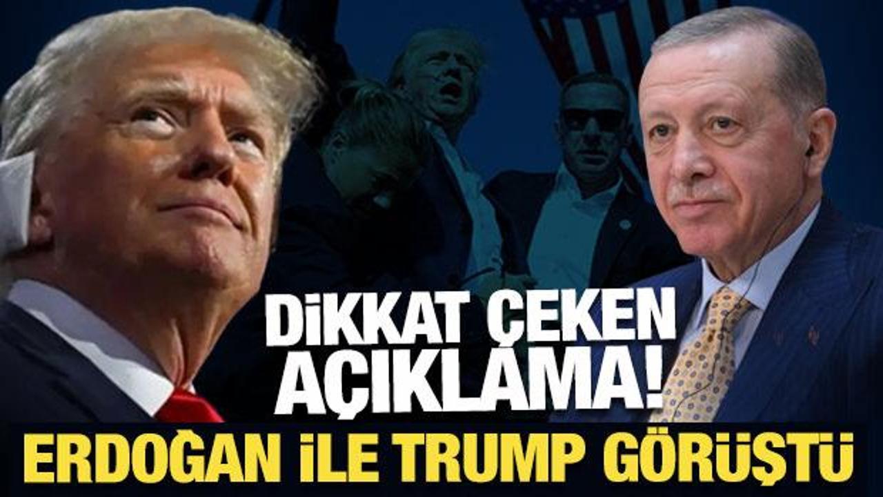 Son Dakika: Cumhurbaşkanı Erdoğan Trump ile görüştü: Dikkat çeken açıklama!