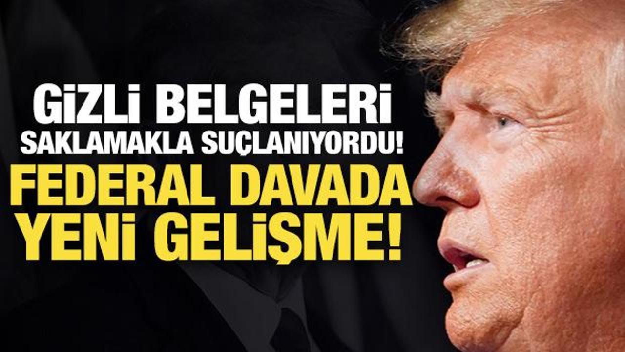 Trump'ın "gizli belgeleri saklamakla" suçlandığı federal dava reddedildi