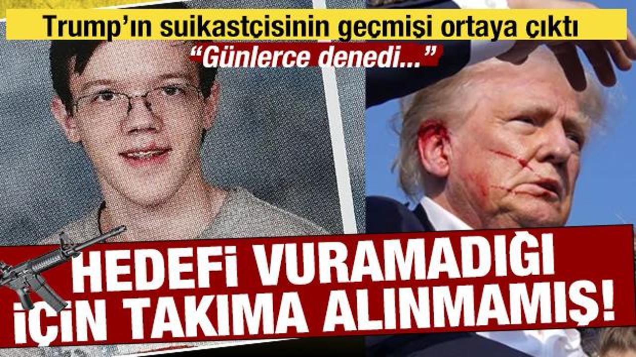 Trump'n suikastçisi kötü nişancı olduğu için lise atış takımına alınmamış