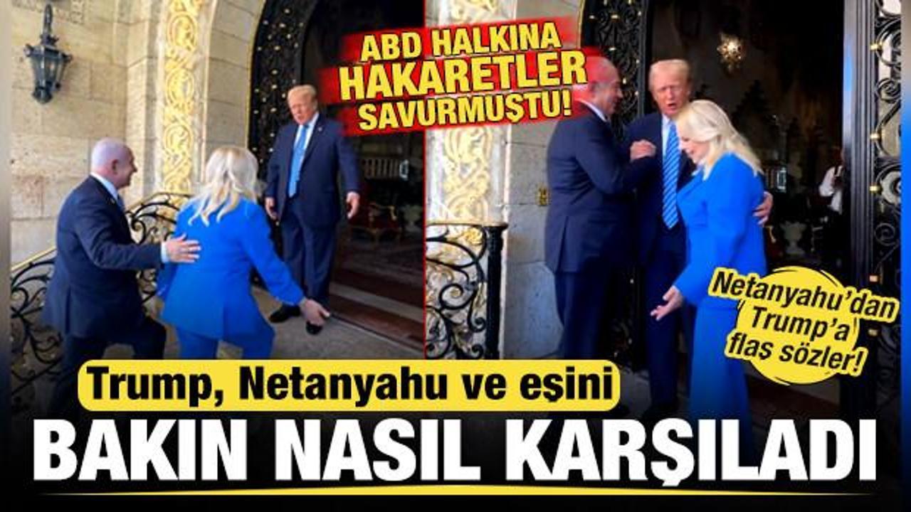 ABD halkına hakaretler savurmuştu! Trump'tan, Netanyahu'ya tepki çeken karşılama