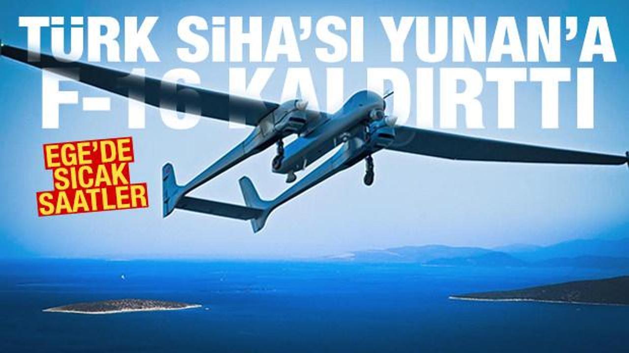 Aksungur SİHA, Yunan'a F-16 kaldırttı