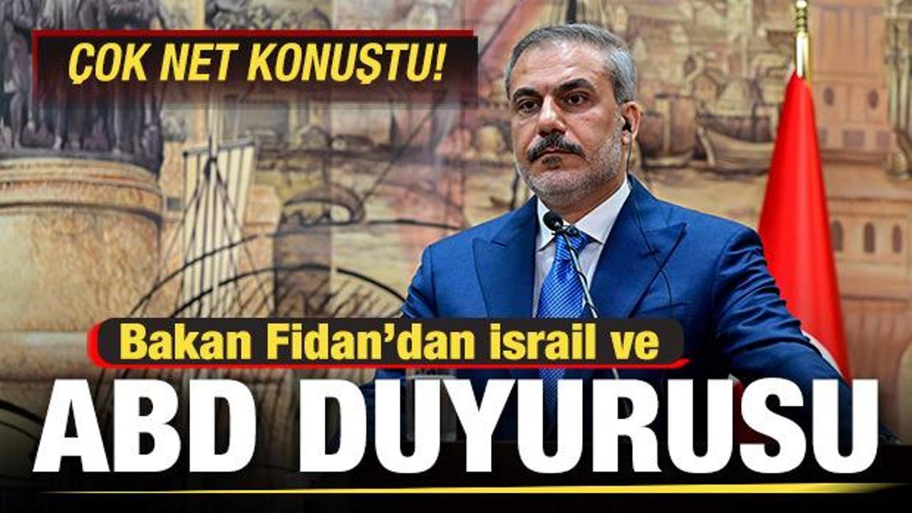 Bakan Fidan'dan son dakika ABD ve İsrail duyurusu: Hesap verecekler!