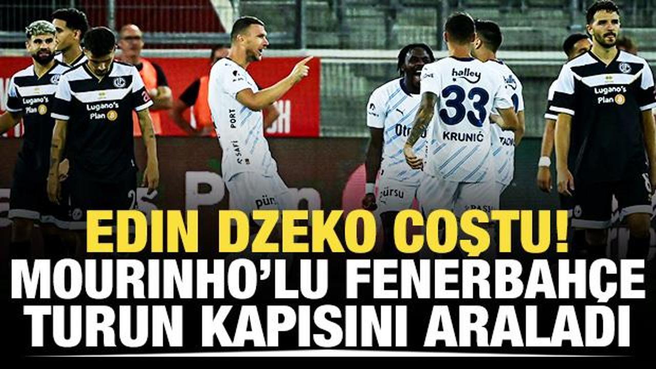 Edin Dzeko coştu! Mourinho'lu Fenerbahçe turun kapısını araladı