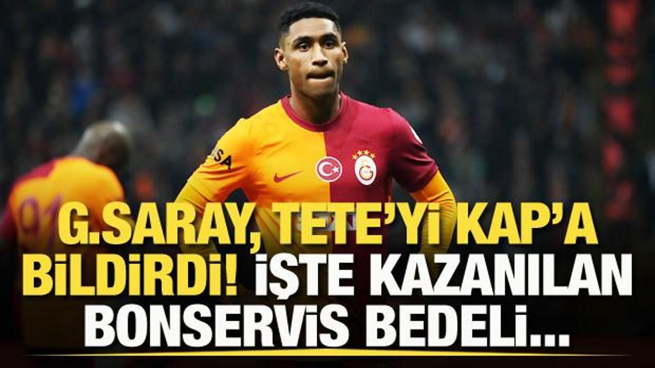 Galatasaray, Tete'nin Panathinaikos'a transfer olduğunu açıkladı! İşte kazanılan bonservis