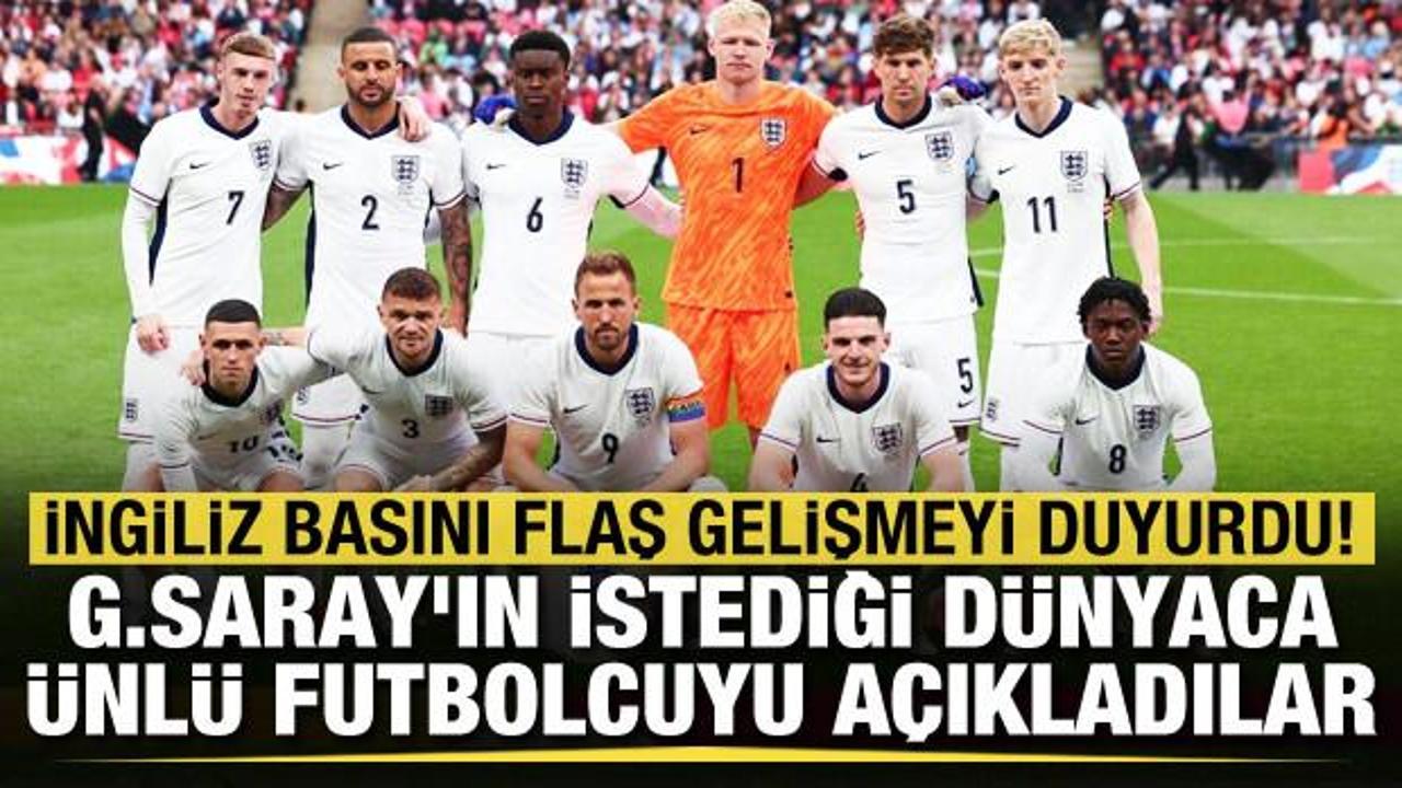 Galatasaray'ın istediği dünyaca ünlü futbolcuyu açıkladılar