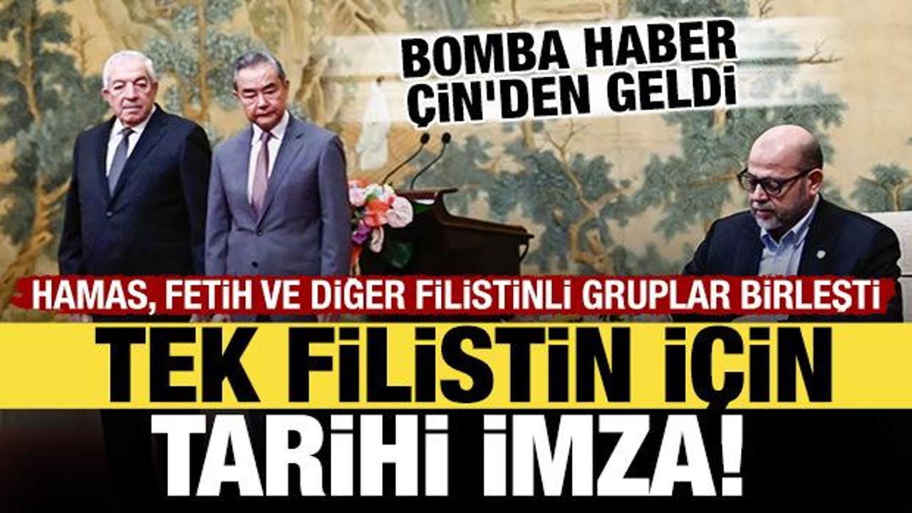 Hamas, Fetih ve diğer Filistinli gruplar Çin'de 'ulusal birlik' anlaşması imzaladı