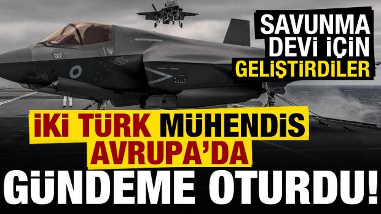 İki Türk mühendis İngiltere'de gündeme oturdu! Savaş uçakları için geliştirdiler...