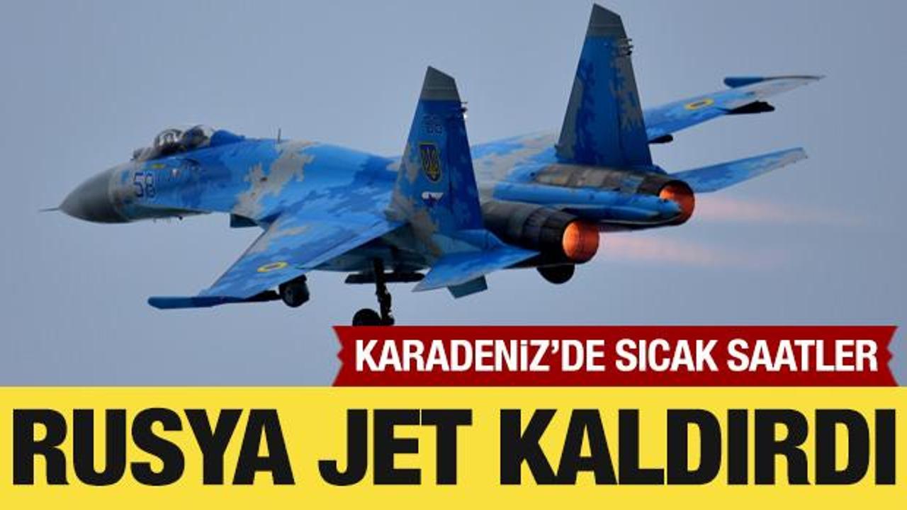 Rusya Karadeniz’de İngiliz savaş uçaklarına karşı jet kaldırdı