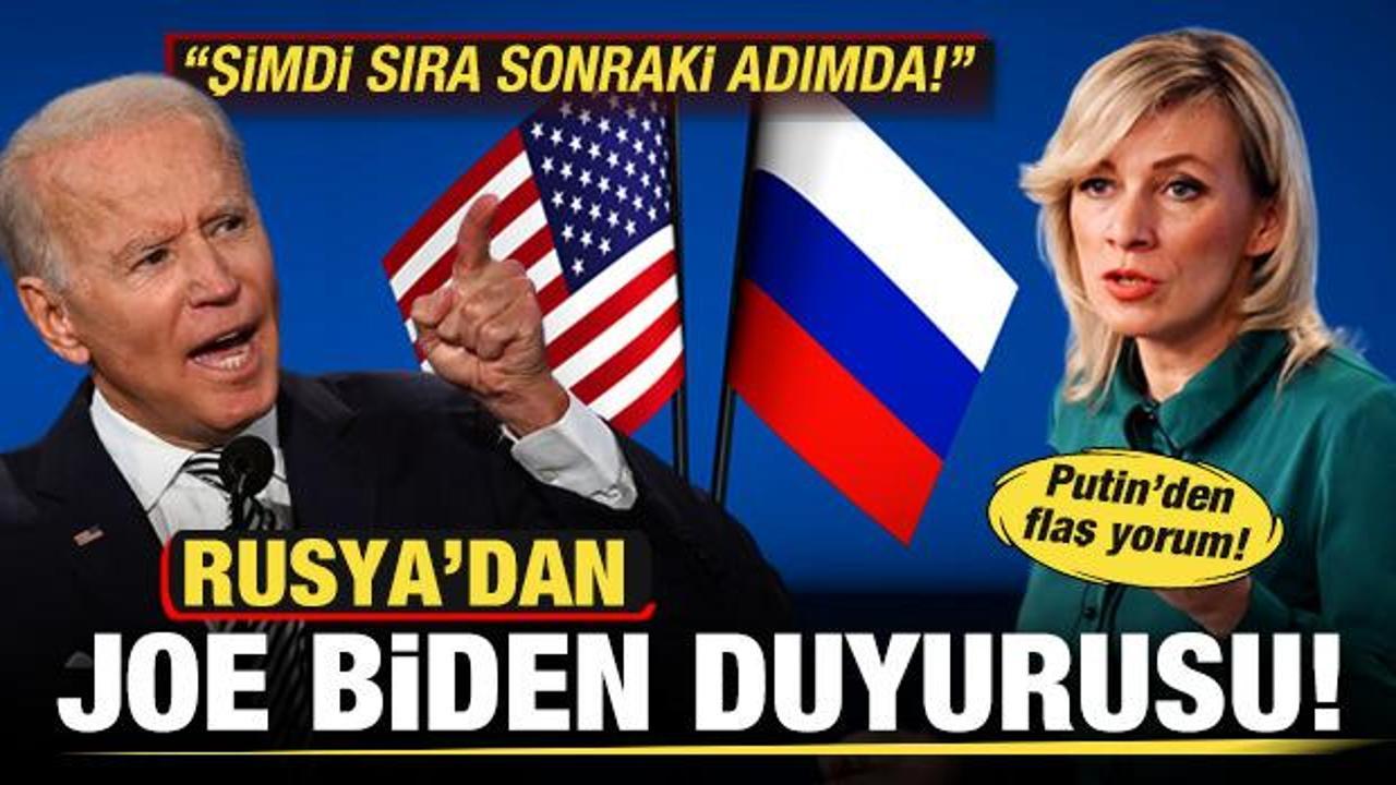 Rusya'dan son dakika Biden duyurusu: Şimdi sıra sonraki adımda! Putin'den flaş yorum