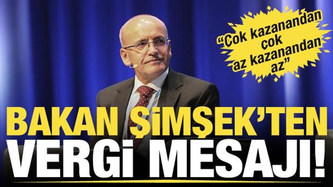 Son dakika... Bakan Şimşek'ten vergi açıklaması!