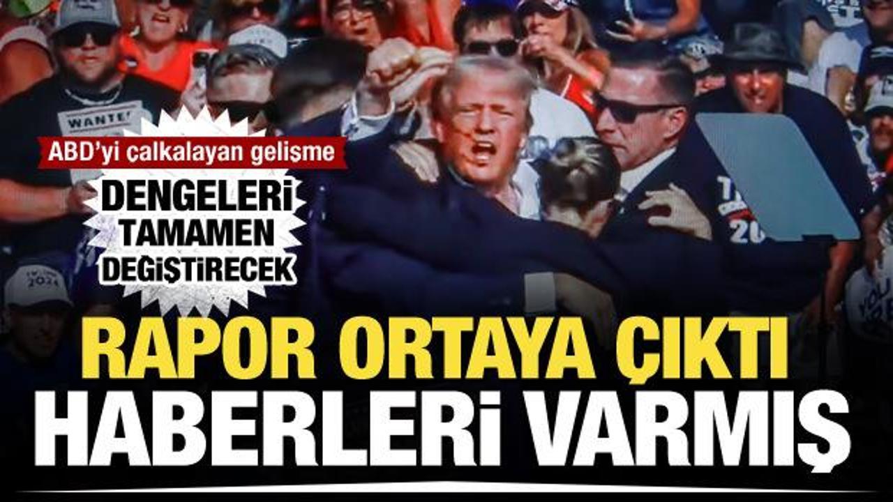 Trump'a suikast girişimine ilişkin önemli gelişme