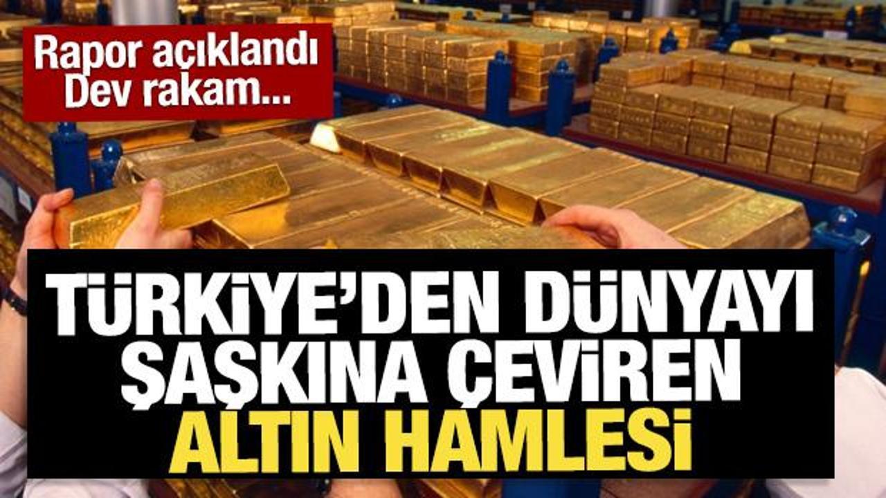 Türkiye'den dünyayı şaşkına çeviren 'altın' hamlesi! 30 ton altın birden satın aldı