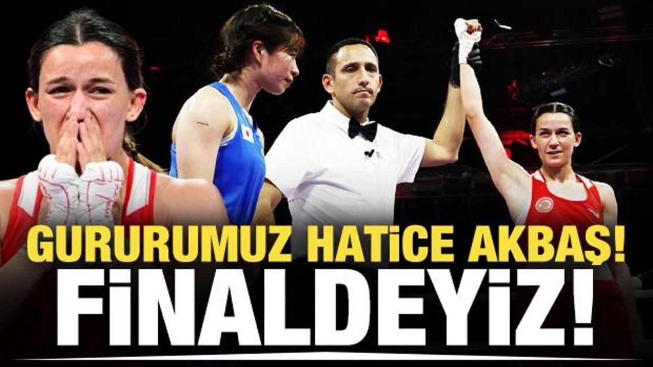 Hatice Akbaş finale yükseldi!