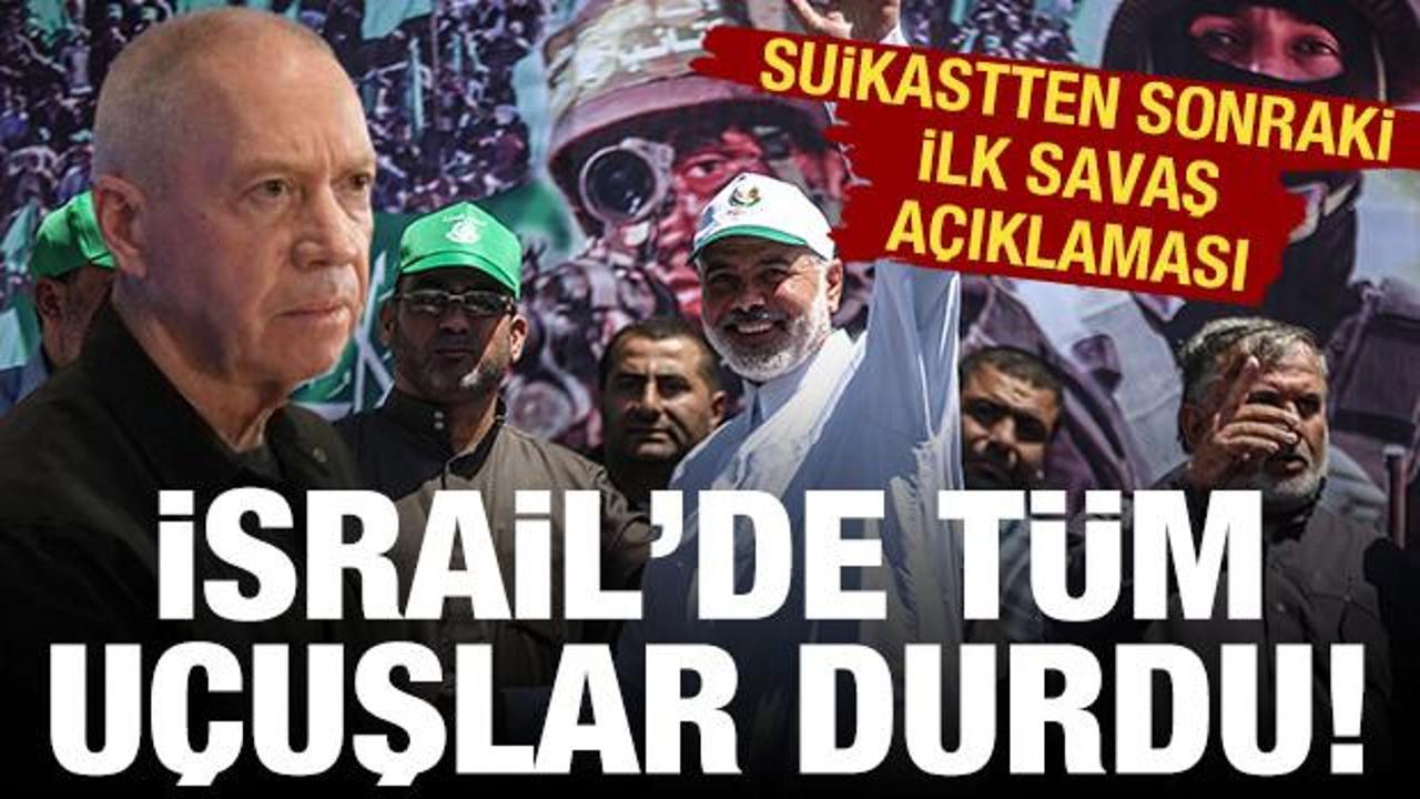  İsrail, ülke genelinde tüm sivil uçuşları durdurdu