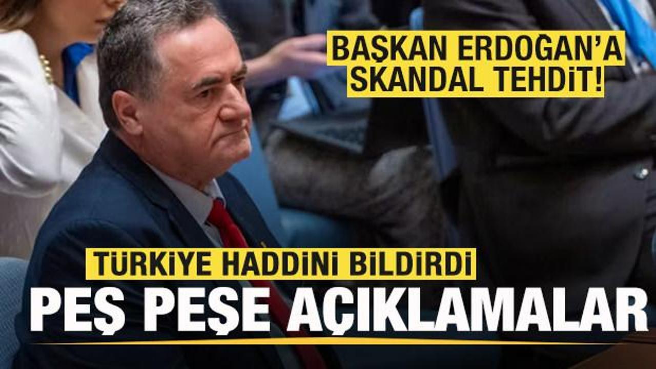 İsrailli bakandan Erdoğan'a tehdit! Türkiye haddini bildirdi! Peş peşe mesajlar