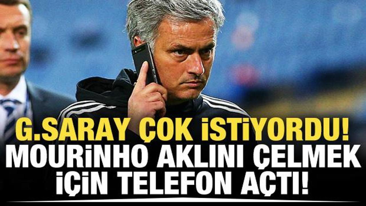 Mourinho, Galatasaray'ın g&ouml;zdesi i&ccedil;in devreye girdi!