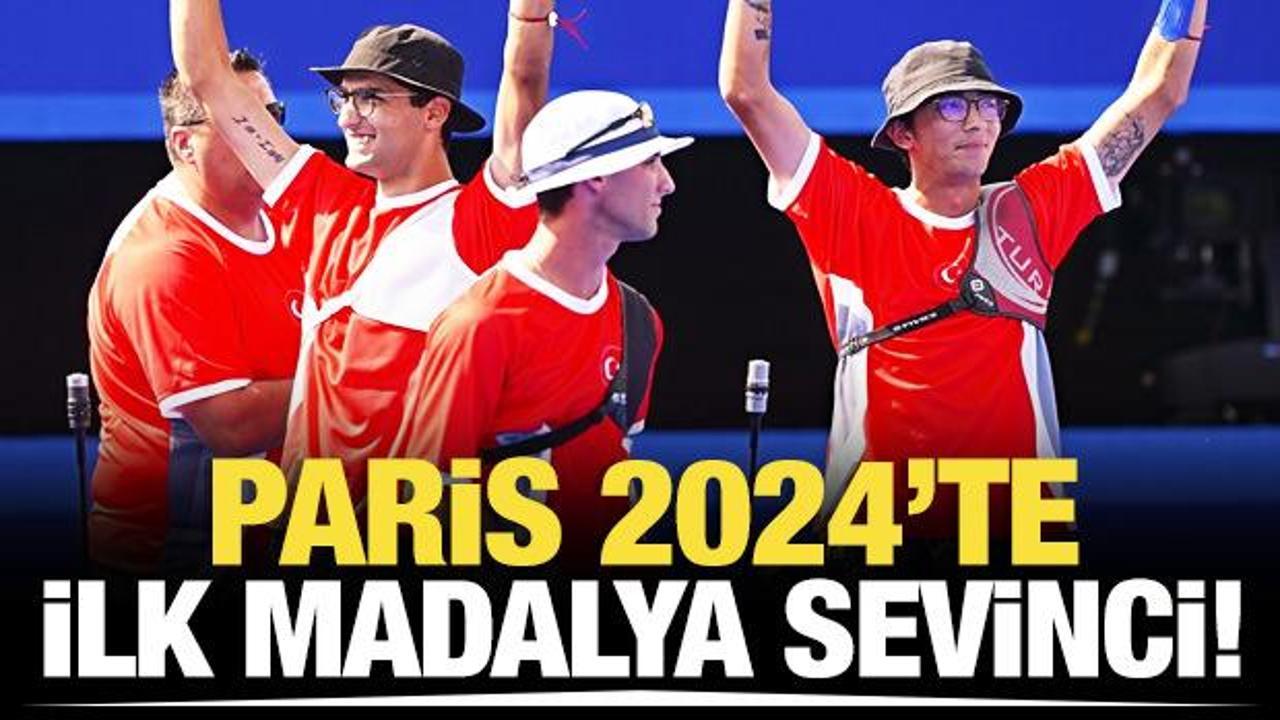 Paris 2024'te ilk madalya sevinci!