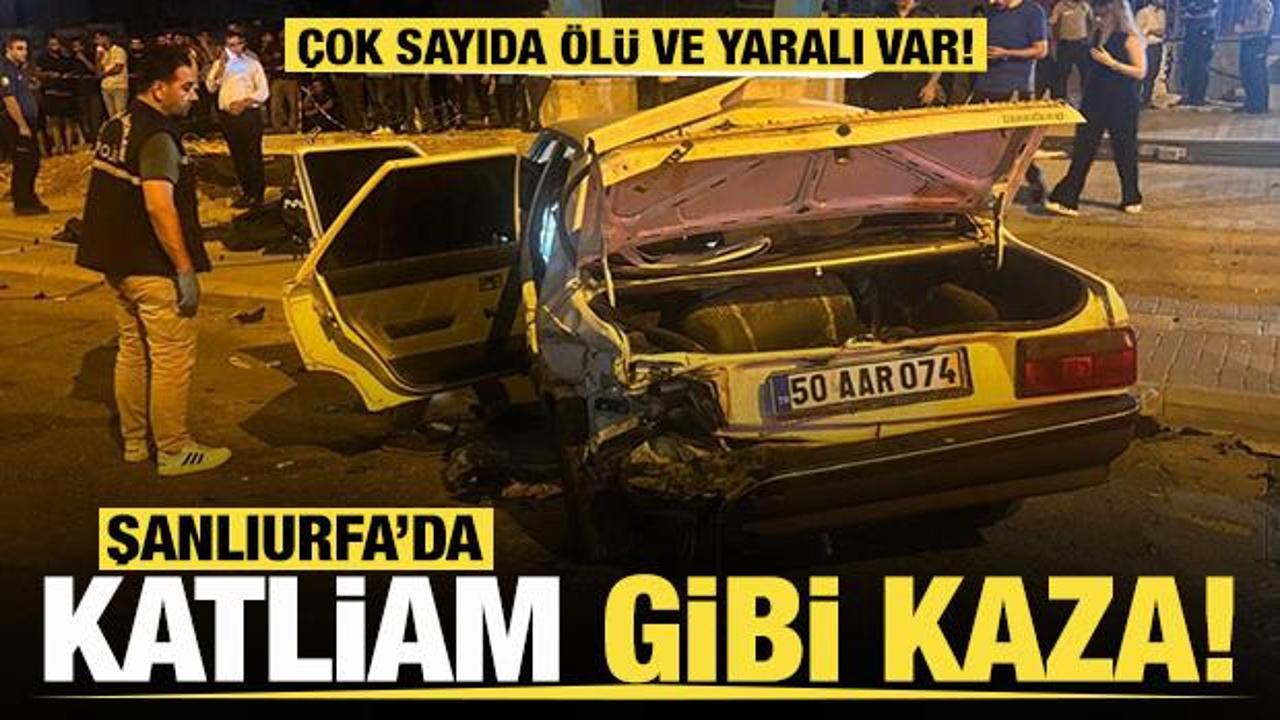 Şanlıurfa'da otomobil kalabalığa daldı: &Ouml;l&uuml; ve yaralılar var!