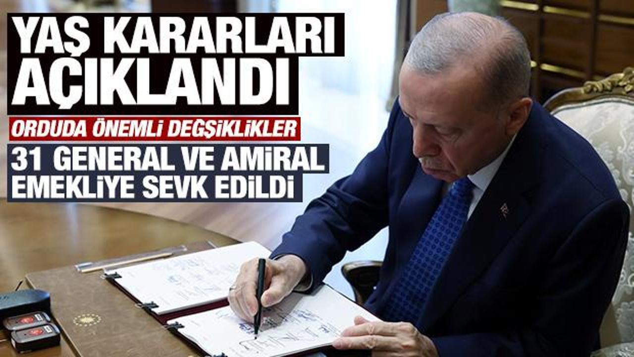 Son Dakika: YAŞ kararları a&ccedil;ıklandı: Orduda &ouml;nemli değişiklikler!
