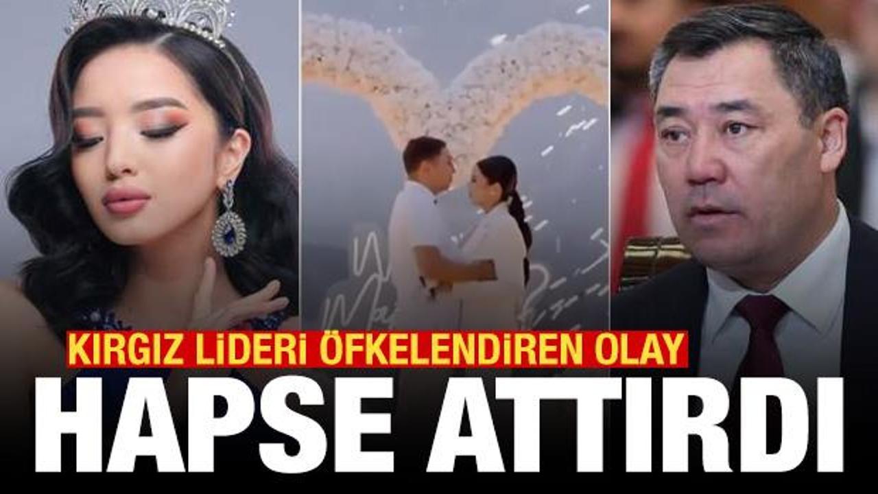 Kırgız lideri öfkelendiren evlenme teklifi! Hapse attırdı