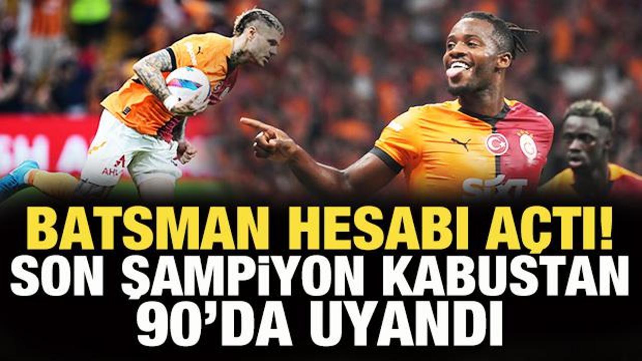 Batsman hesabı açtı! Son şampiyon kabustan 90'da uyandı