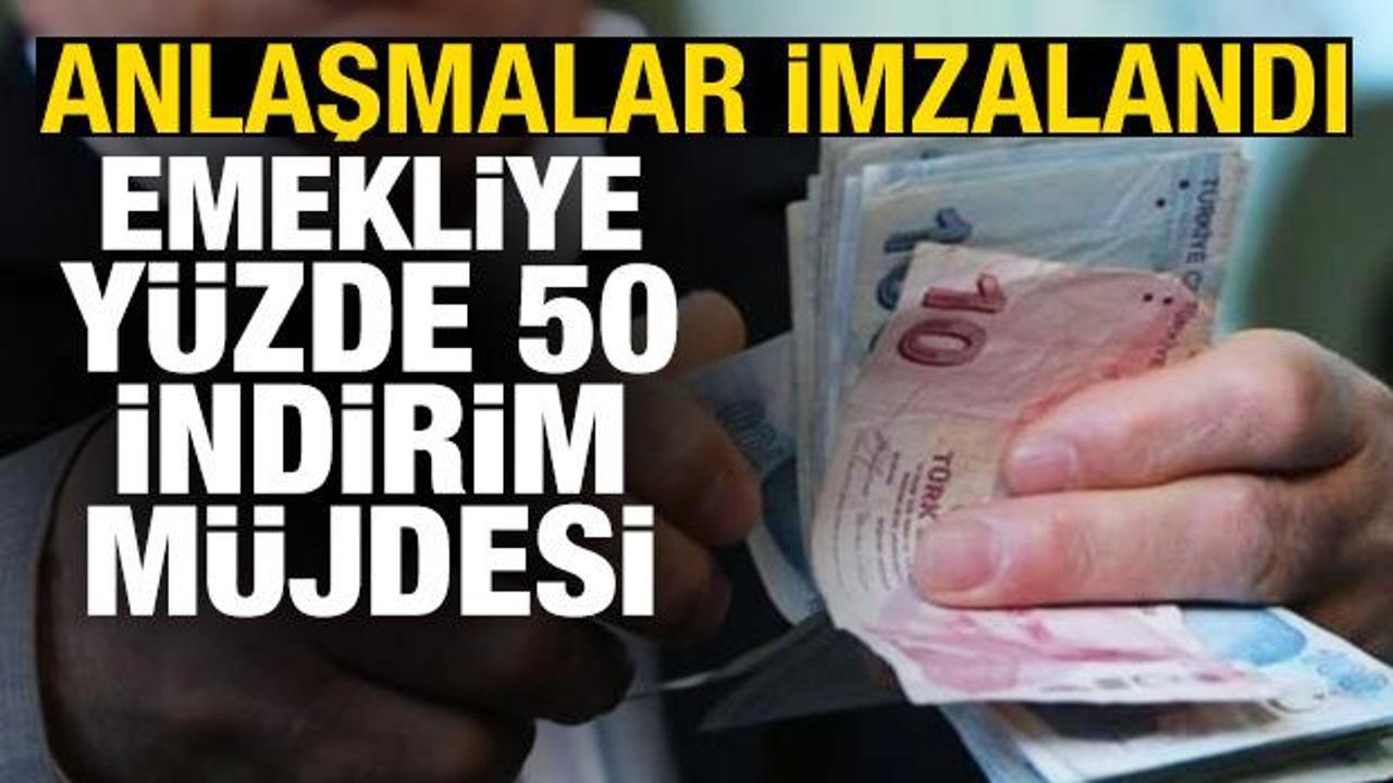 Binlerce firmayla anlaşma imzalandı: Emeklilere yüzde 50'ye varan indirim