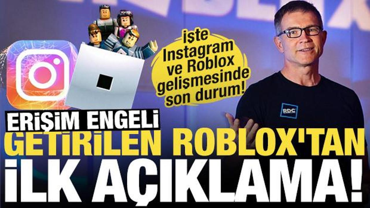 Erişim engeli getirilen Roblox'tan ilk açıklama!