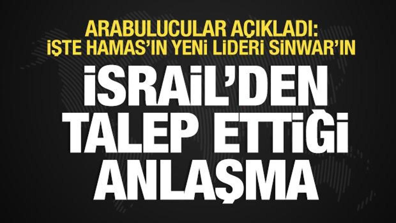 Hamas'ın yeni lideri savaşı bitirecek bir ateşkes anlaşması istedi