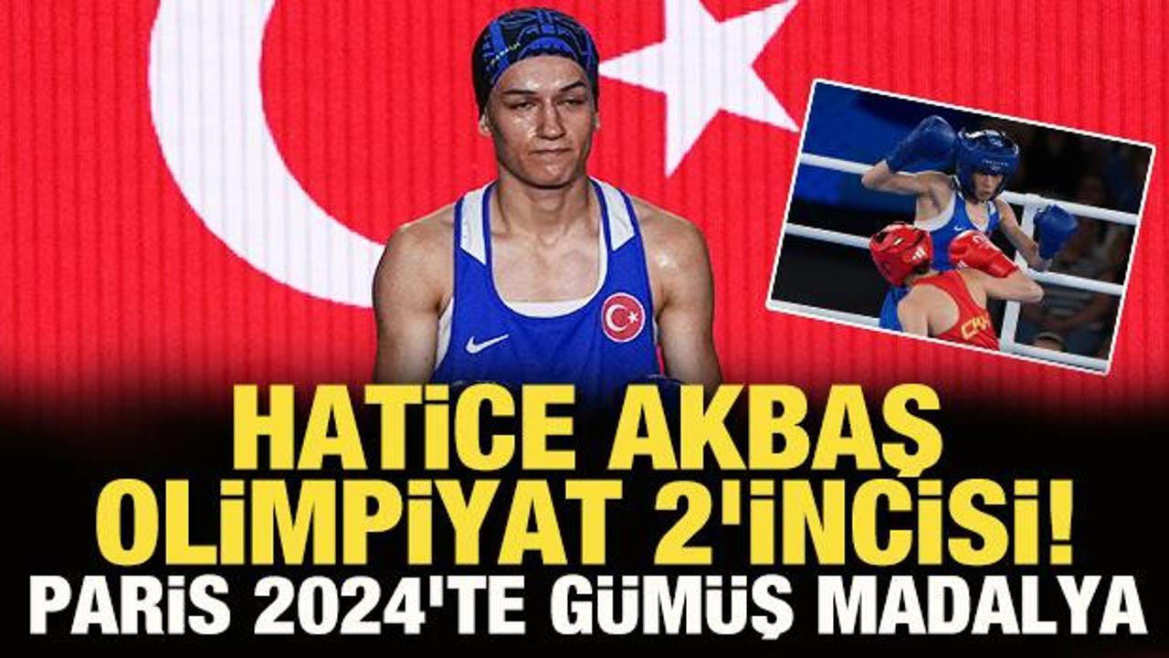 Hatice Akbaş, Olimpiyat 2'incisi! Paris 2024'te gümüş madalya 