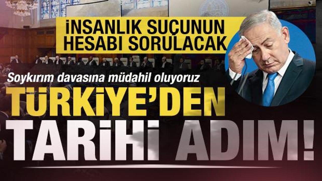 İsrail'e soykırım davası: Türkiye müdahil oluyor! Belgeler sunuldu