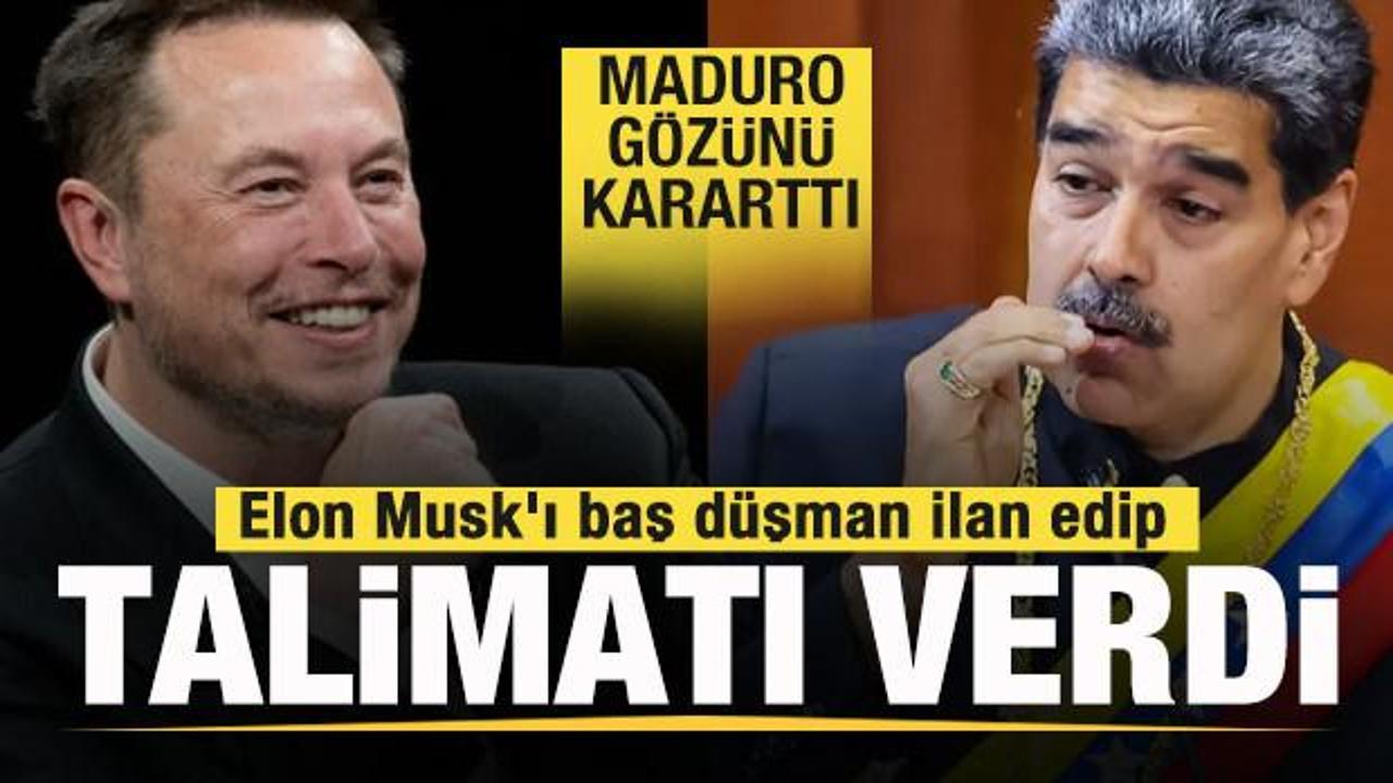 Maduro'dan flaş adım: Elon Musk'ı baş düşman ilan edip talimatı verdi