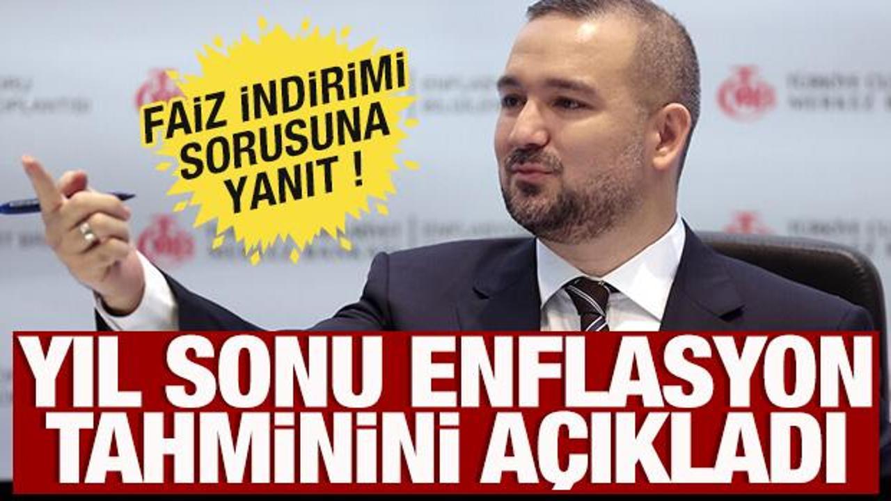 Merkez Bankası yıl sonu enflasyon tahminini açıkladı
