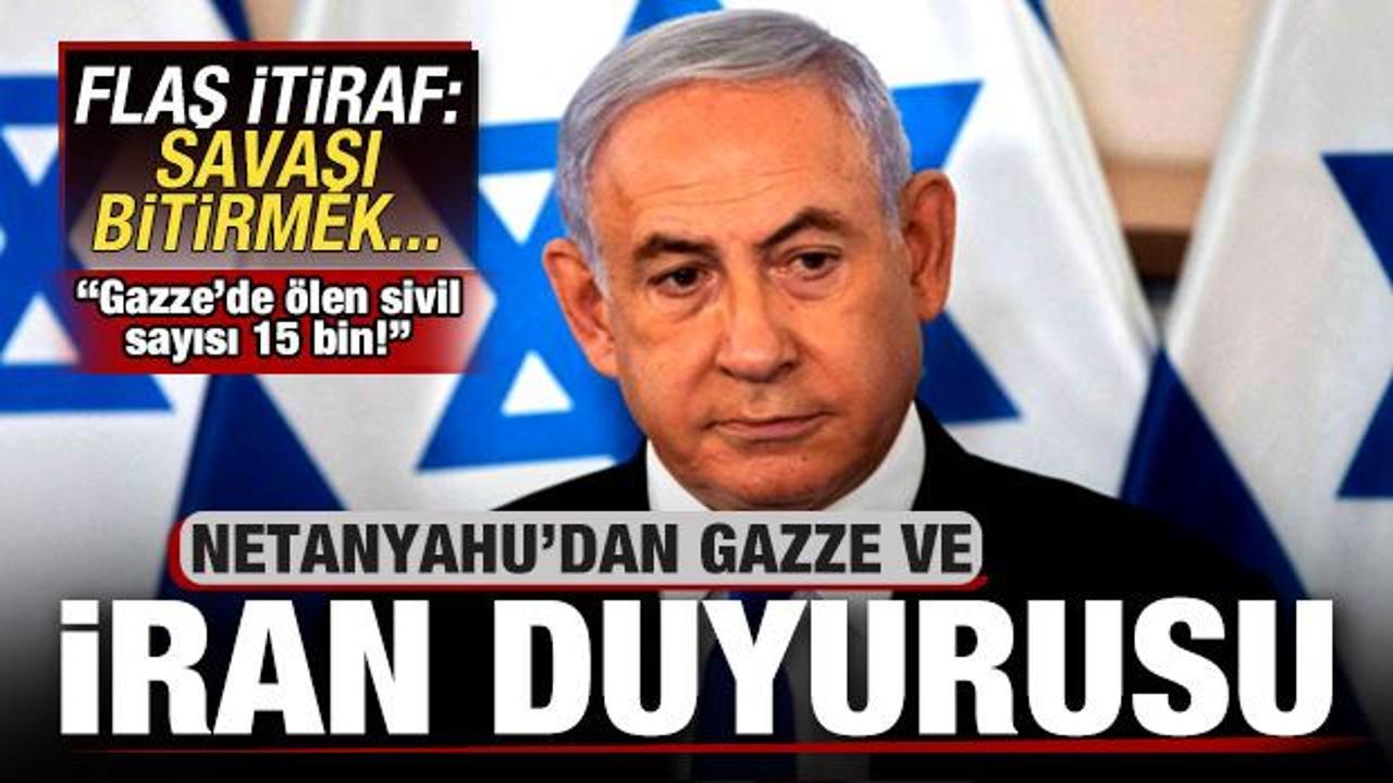 Netanyahu'dan İran ve Gazze duyurusu! Son dakika savaş itirafı: Savaşı bitirmek...