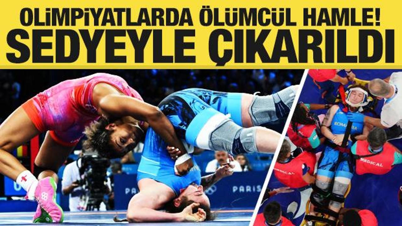 Olimpiyatlarda &ouml;l&uuml;mc&uuml;l hamle! Sedyelik oldu!