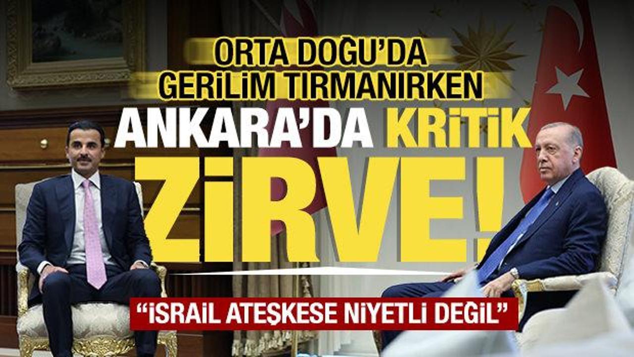 Orta Doğu'da gerilim artarken Ankara'da kritik zirve! Erdoğan ile Al Sani görüştü