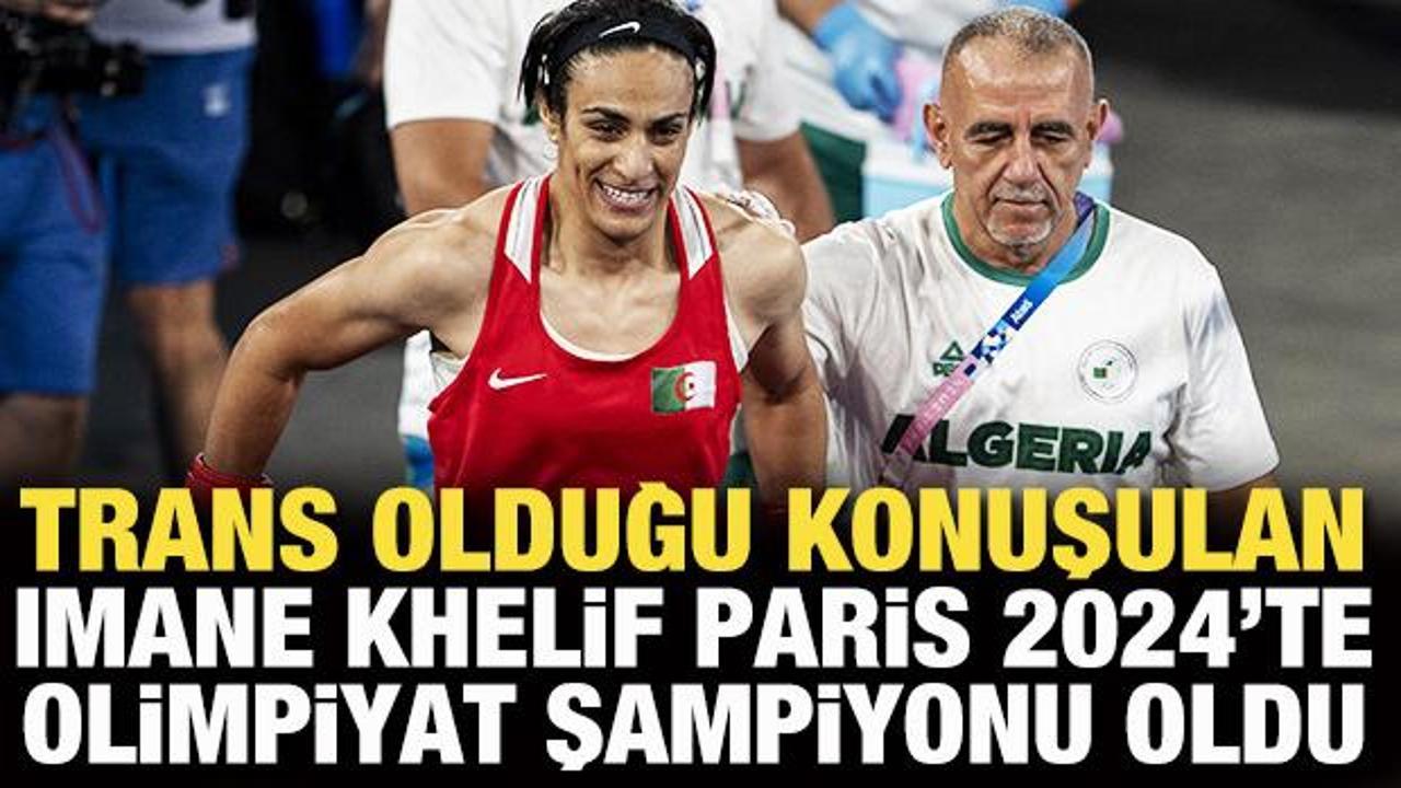 Paris 2024'&uuml;n en tartışılan ismiydi! Khelif, altın madalya kazandı