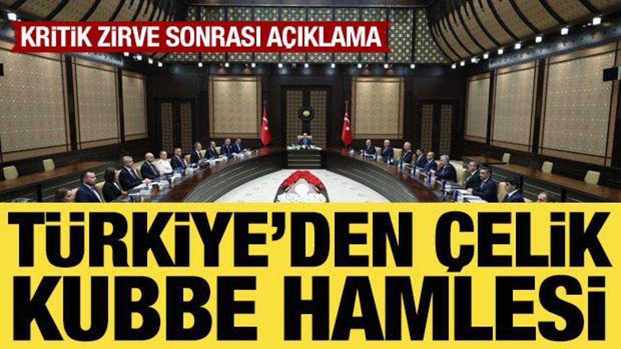 Savunma Sanayii İcra Komitesi toplantısında 'Çelik Kubbe Projesi' görüşüldü