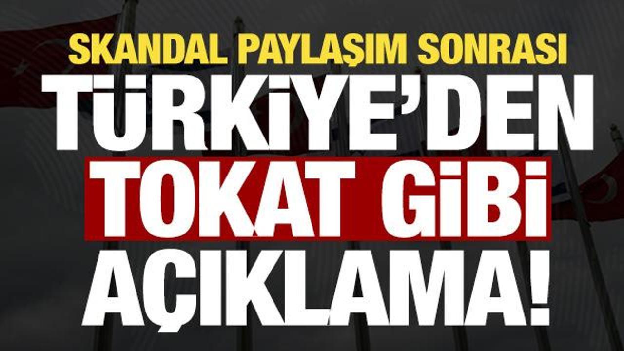 Son dakika: Skandal sözler sonrası Türkiye'den tokat gibi açıklama!