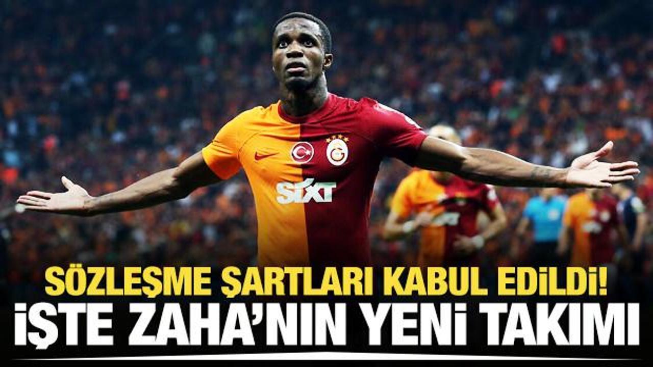 S&ouml;zleşme şartları kabul edildi! İşte Zaha'nın yeni takımı