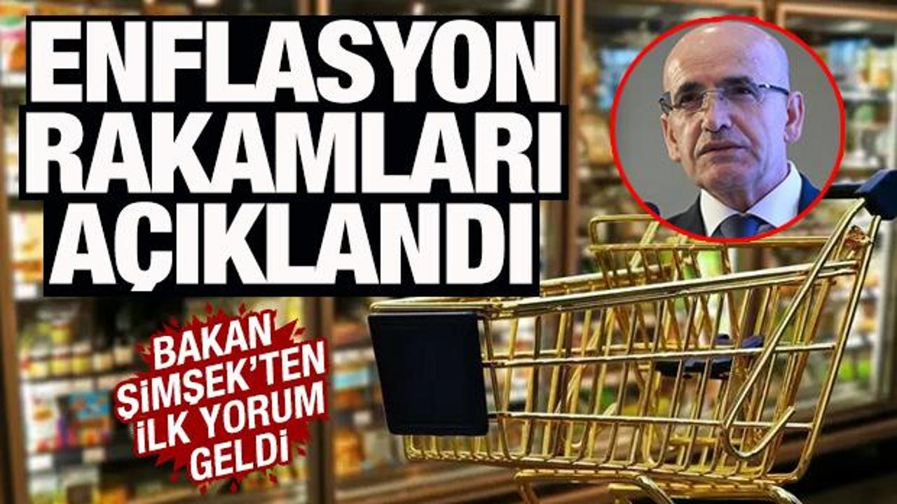 Temmuz ayı enflasyon rakamları a&ccedil;ıklandı! Bakan Şimşek'ten ilk a&ccedil;ıklama