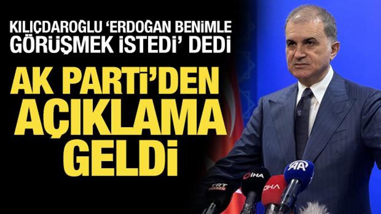 AK Parti Sözcüsü Çelik'ten Kılıçdaroğlu'na yalanlama