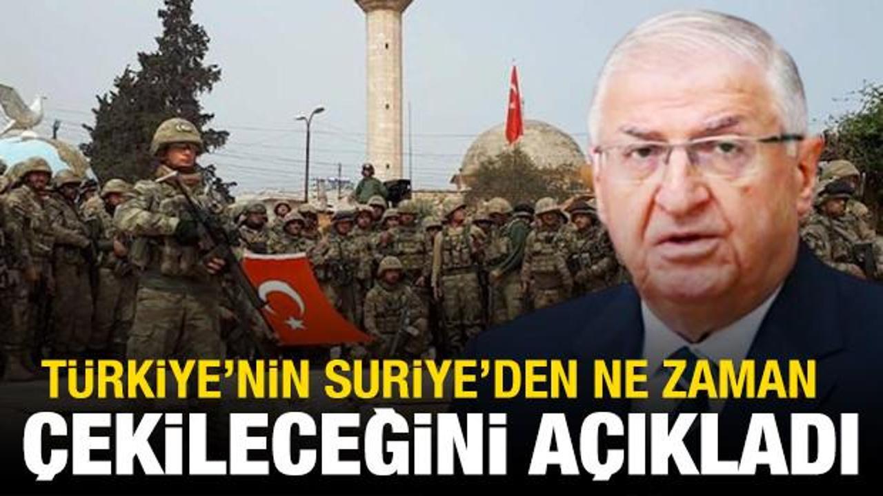 Türkiye, Suriye'den çekilme şartlarını açıkladı