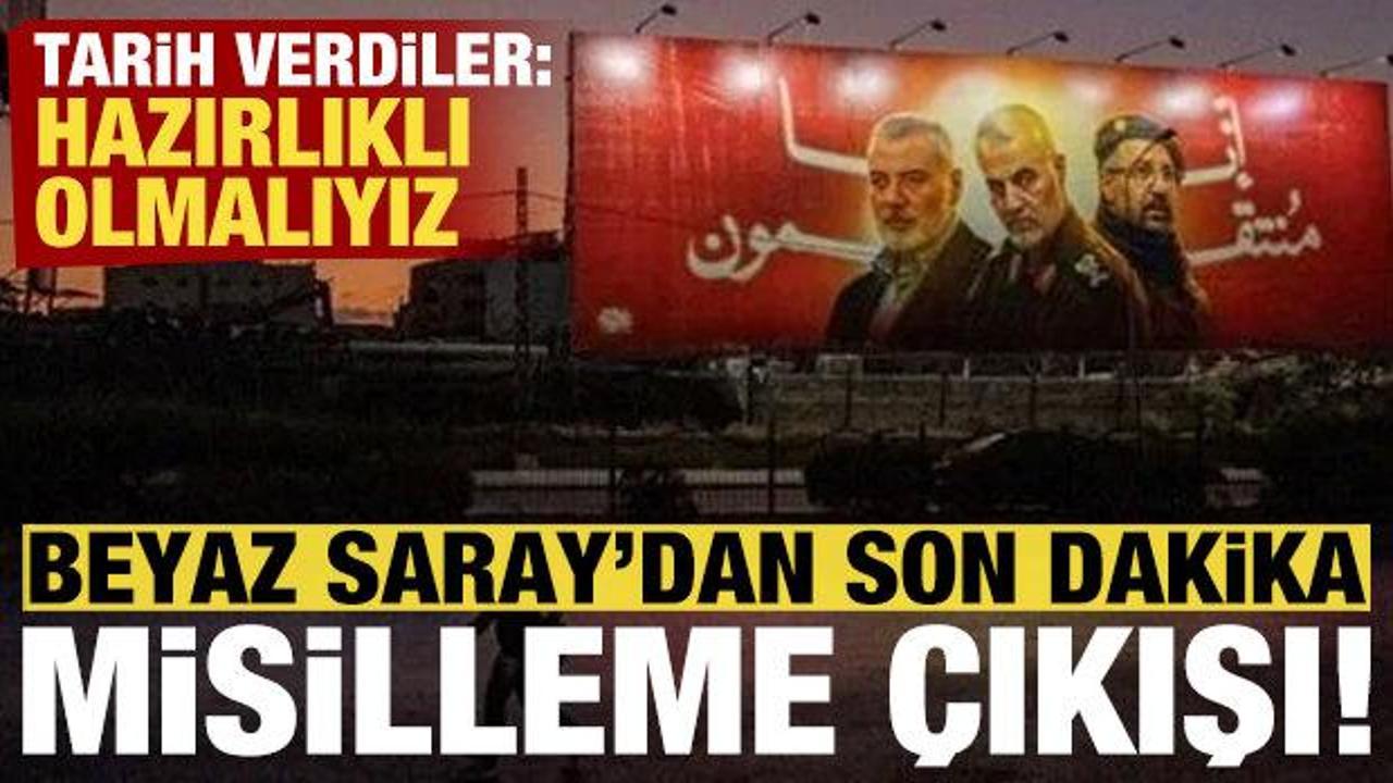 Beyaz Saray'dan son dakika İran açıklaması! Misilleme için tarih verdiler