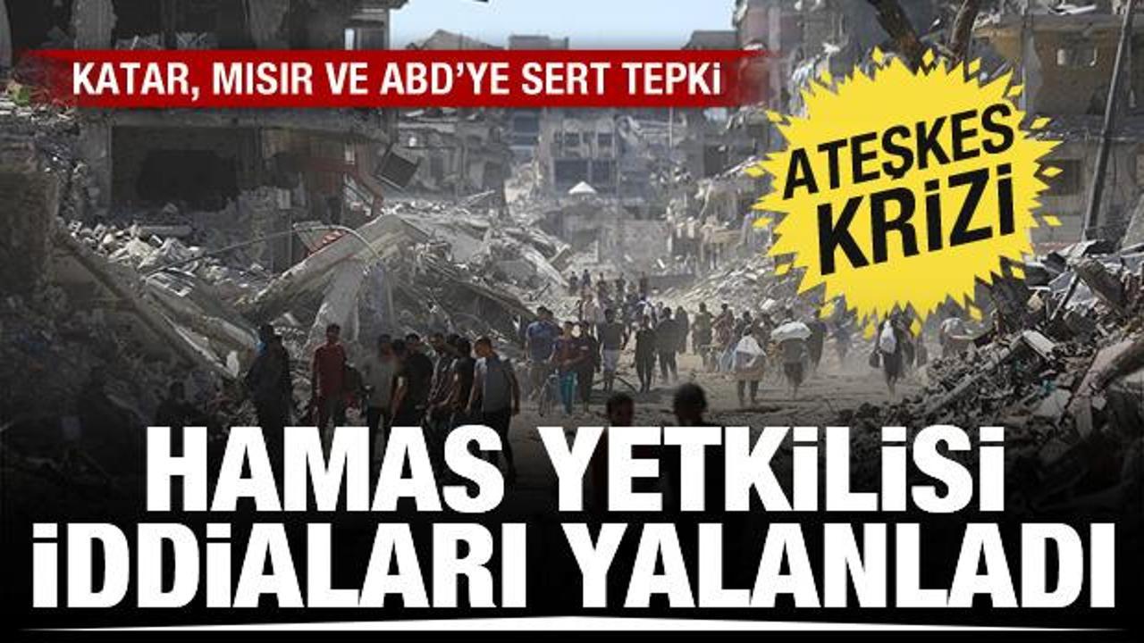 Hamas yetkilisinden Katar, Mısır ve ABD’ye sert tepki