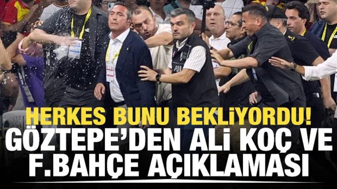 Herkes bunu bekliyordu! Göztepe'den Fenerbahçe ve Ali Koç açıklaması