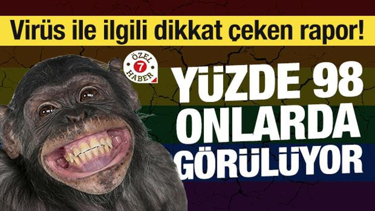 Maymun çiçeği virüsü ile ilgilli dikkat çeken rapor! Yüzde 98 oranında onlarda çıkıyor