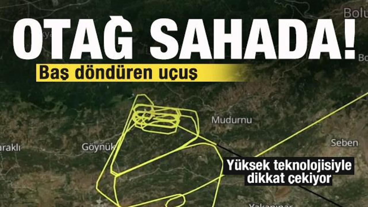 Otağ yüksek teknolojisiyle sahada! Süreyi 11 dakikaya indirdi! Baş döndüren uçuş