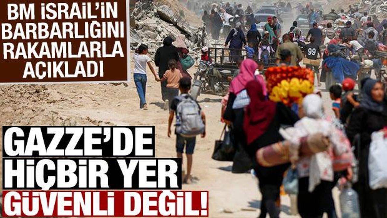 Birleşmiş Milletler: Gazze'de nüfusun yüzde 90'ı yerinden edildi