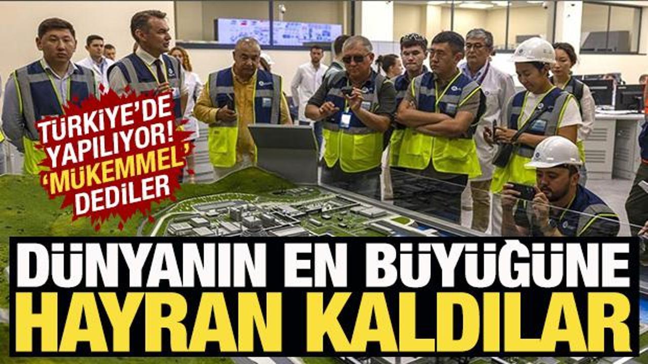D&uuml;nyanın en b&uuml;y&uuml;ğ&uuml;ne hayran kaldılar! T&uuml;rkiye'de yapılıyor