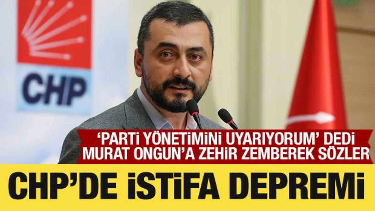 Eren Erdem CHP'den istifa etti